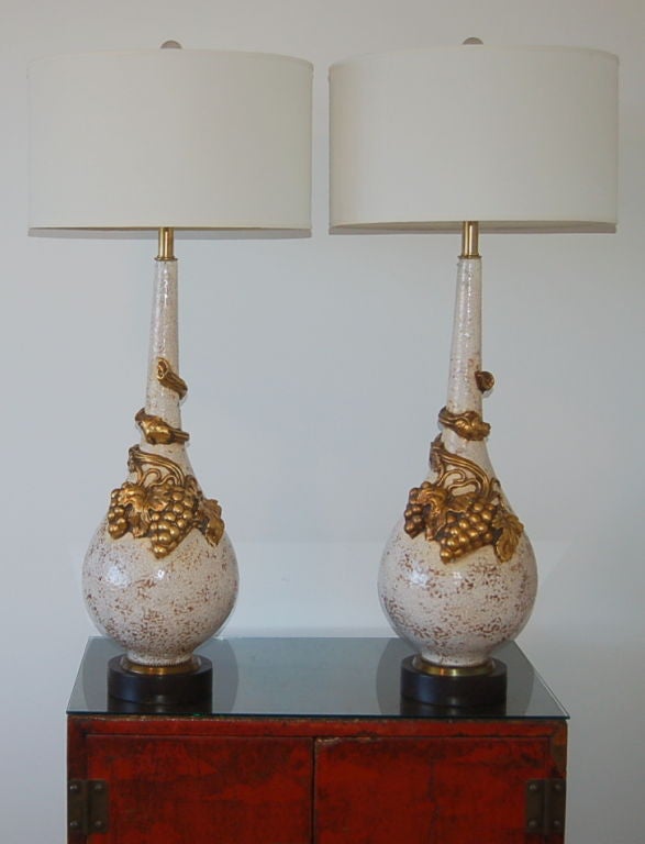 Statuesque Vintage Ceramic Lamps by Nardini Studios For Sale 3