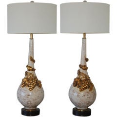 Statuesque Vintage Ceramic Lamps by Nardini Studios