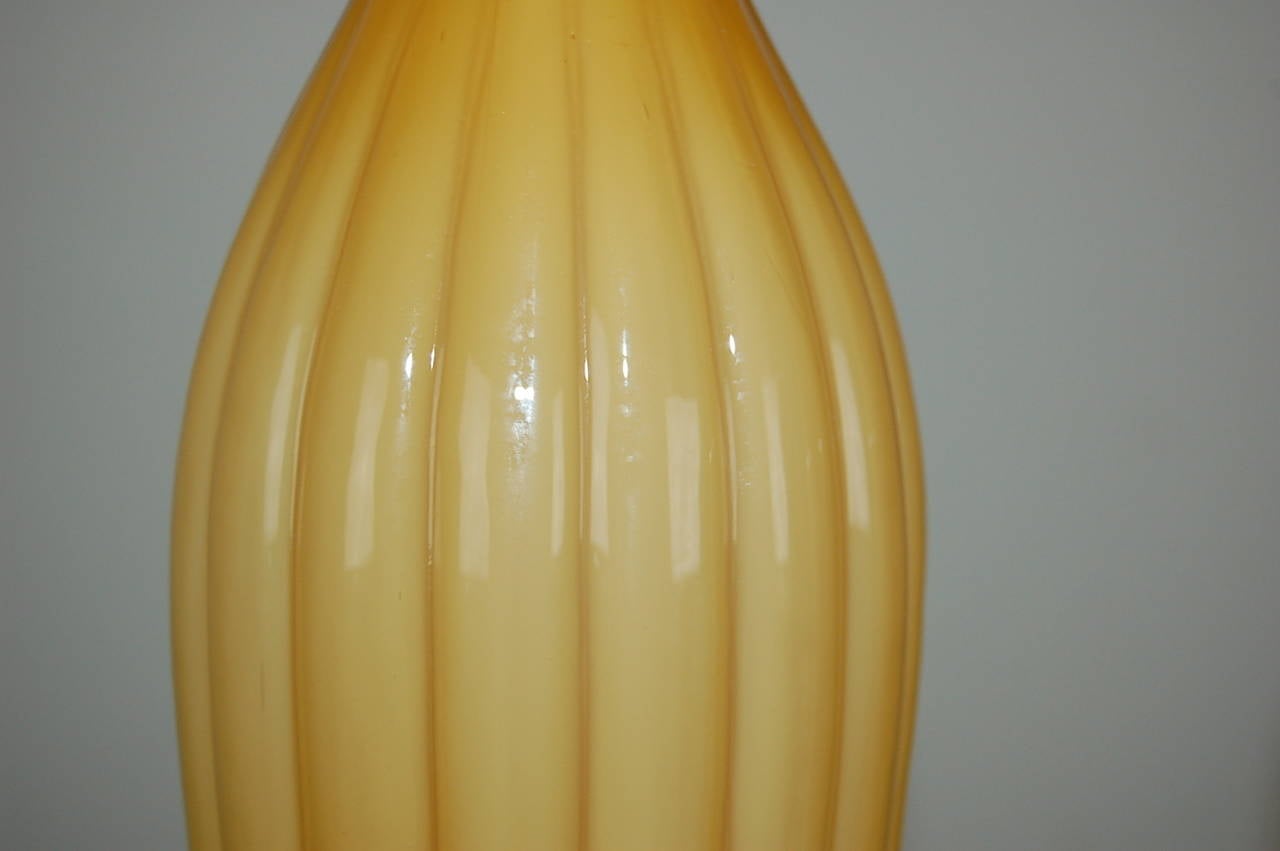 Gold Murano Table Lamps  For Sale 1