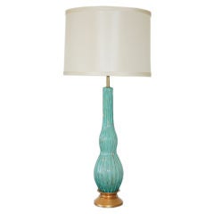 Aqua Murano Table Lamp by Marbro