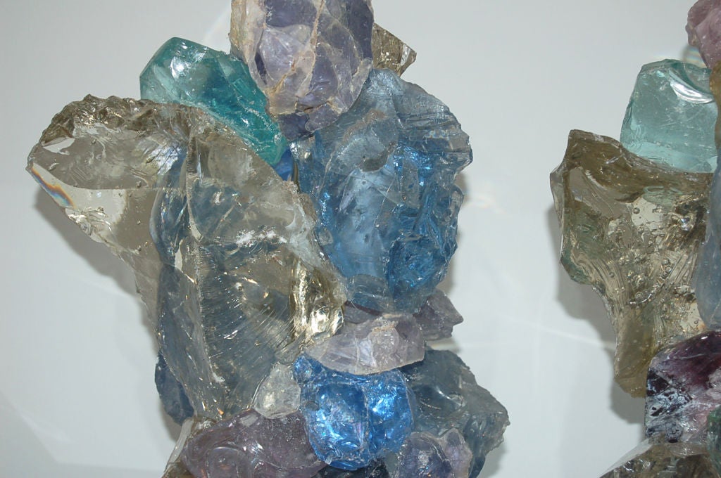 Rock Candy Glass Cluster Lamps in Jewel Tone 2