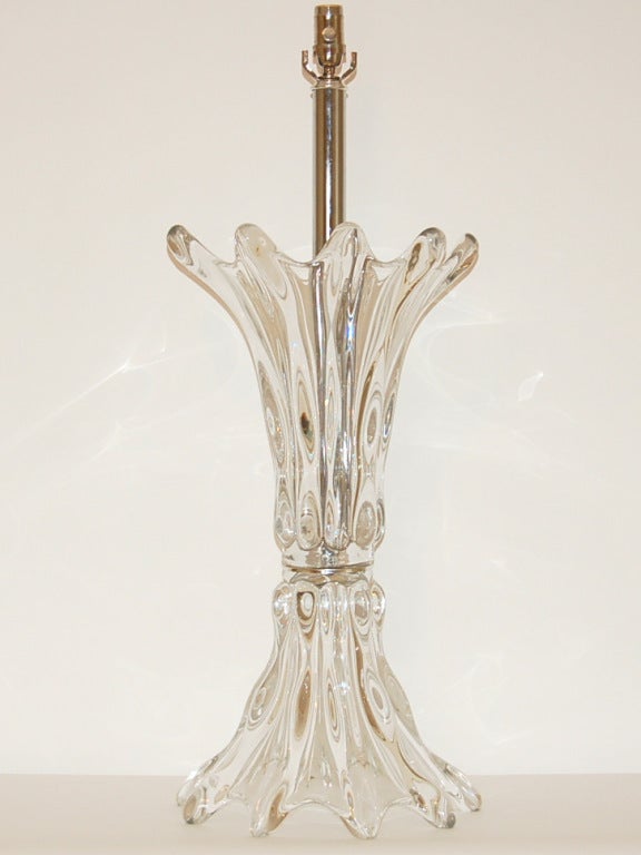 Vannes, France - Monumental Vintage Crystal Lamp