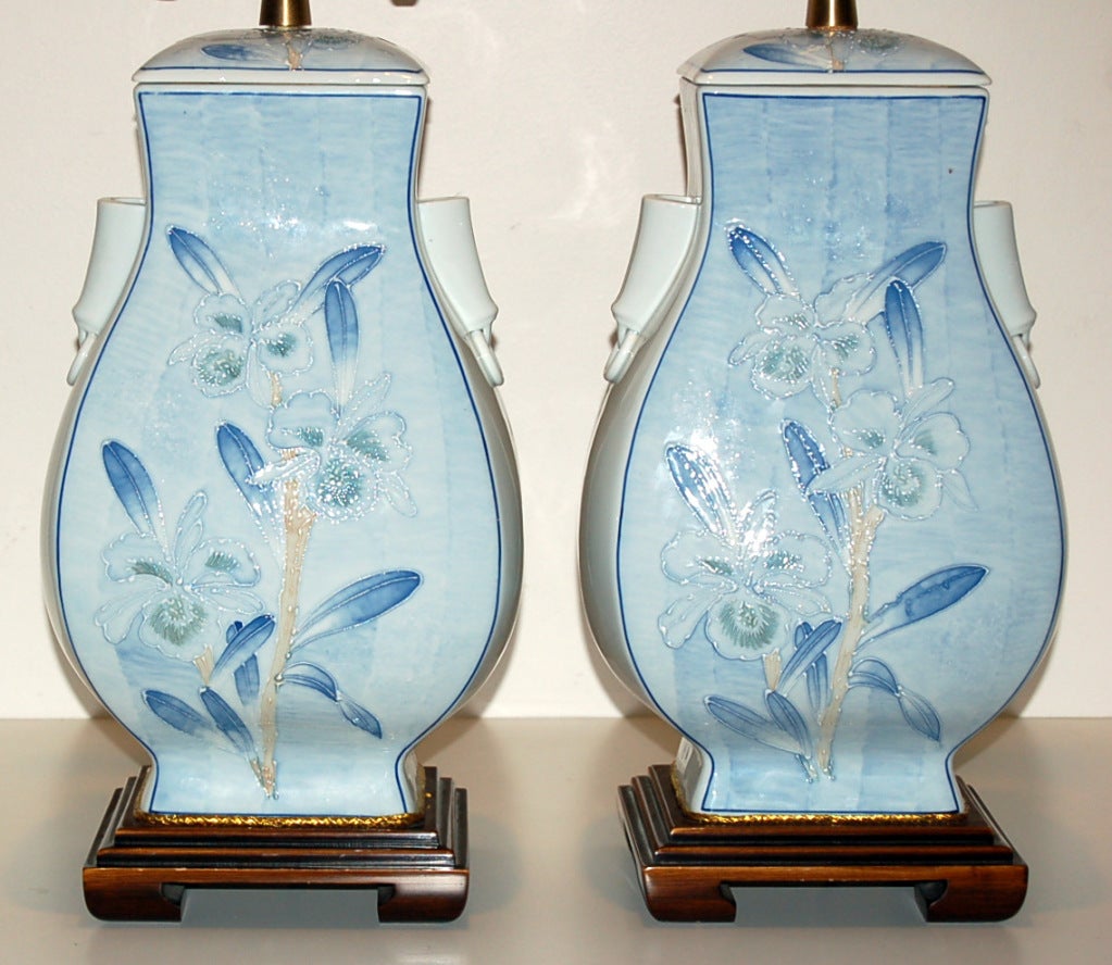 Pair of Vintage Pottery Lamps by The Marbro Lamp Company In Excellent Condition For Sale In Little Rock, AR