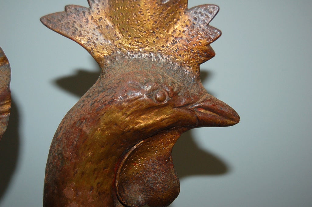 Mid-20th Century The Marbro Lamp Company, Gigantic Metal Rooster Lamp