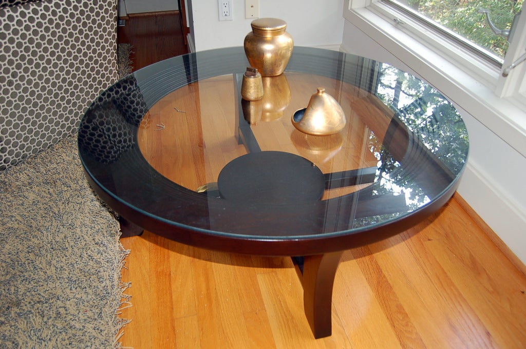 American Vintage Paul Frankl Coffee Table for Brown Saltman For Sale