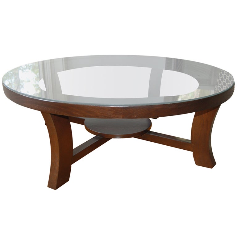 Vintage Paul Frankl Coffee Table for Brown Saltman For Sale