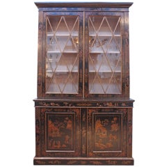 George III Style Japanned Bookcase