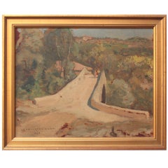Framed Oil on Canvas by Harrington Mann, 1930