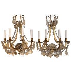 Pair of Italian Beaded Sconces