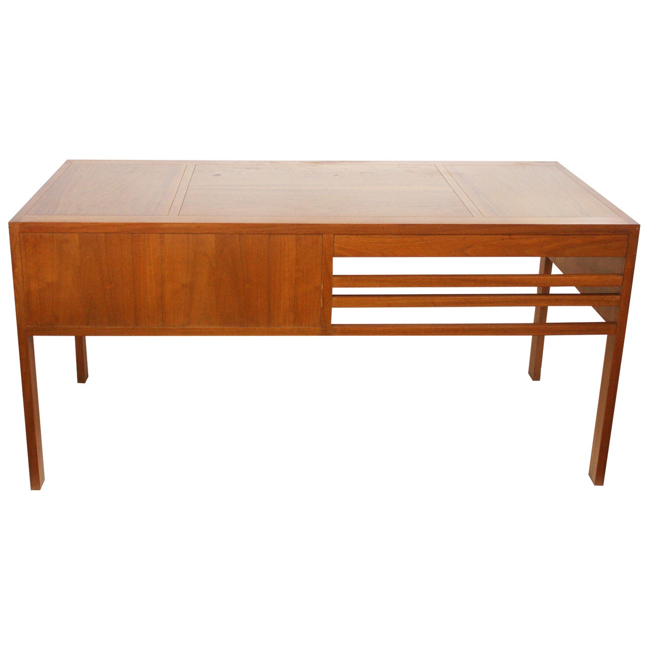 Mid-Century Modern Walnut Desk by Baker Furniture