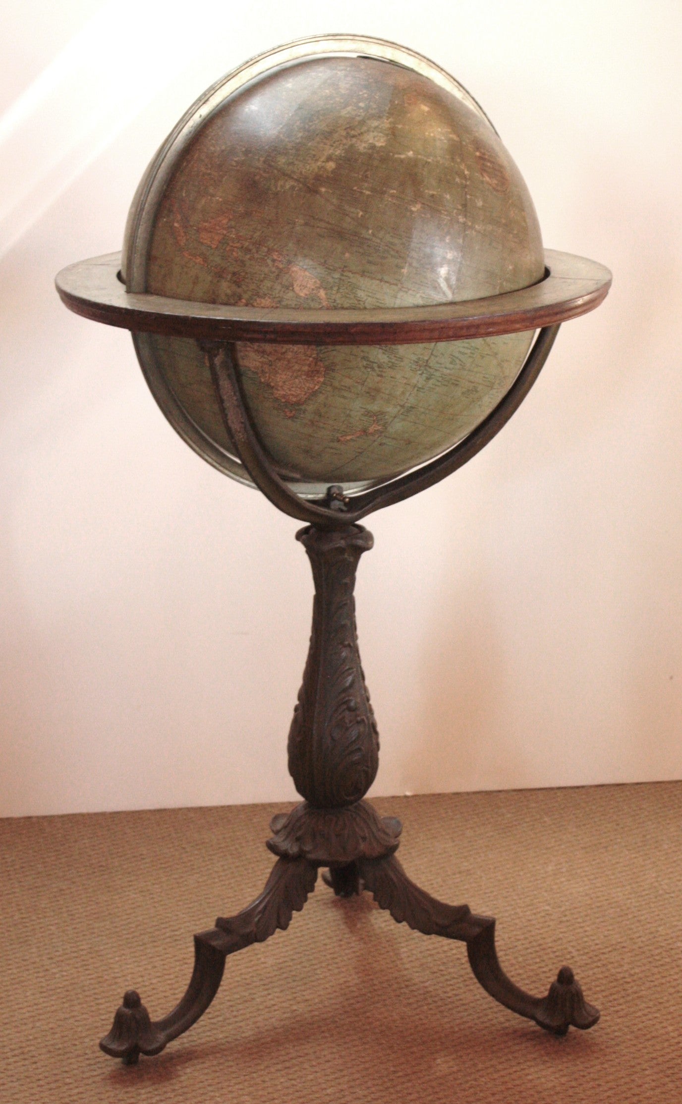 18 Inch Terrestrial Globe by W. 
A. K. Johnston