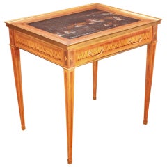 Italian Neoclassical Table with Chinoiserie Top