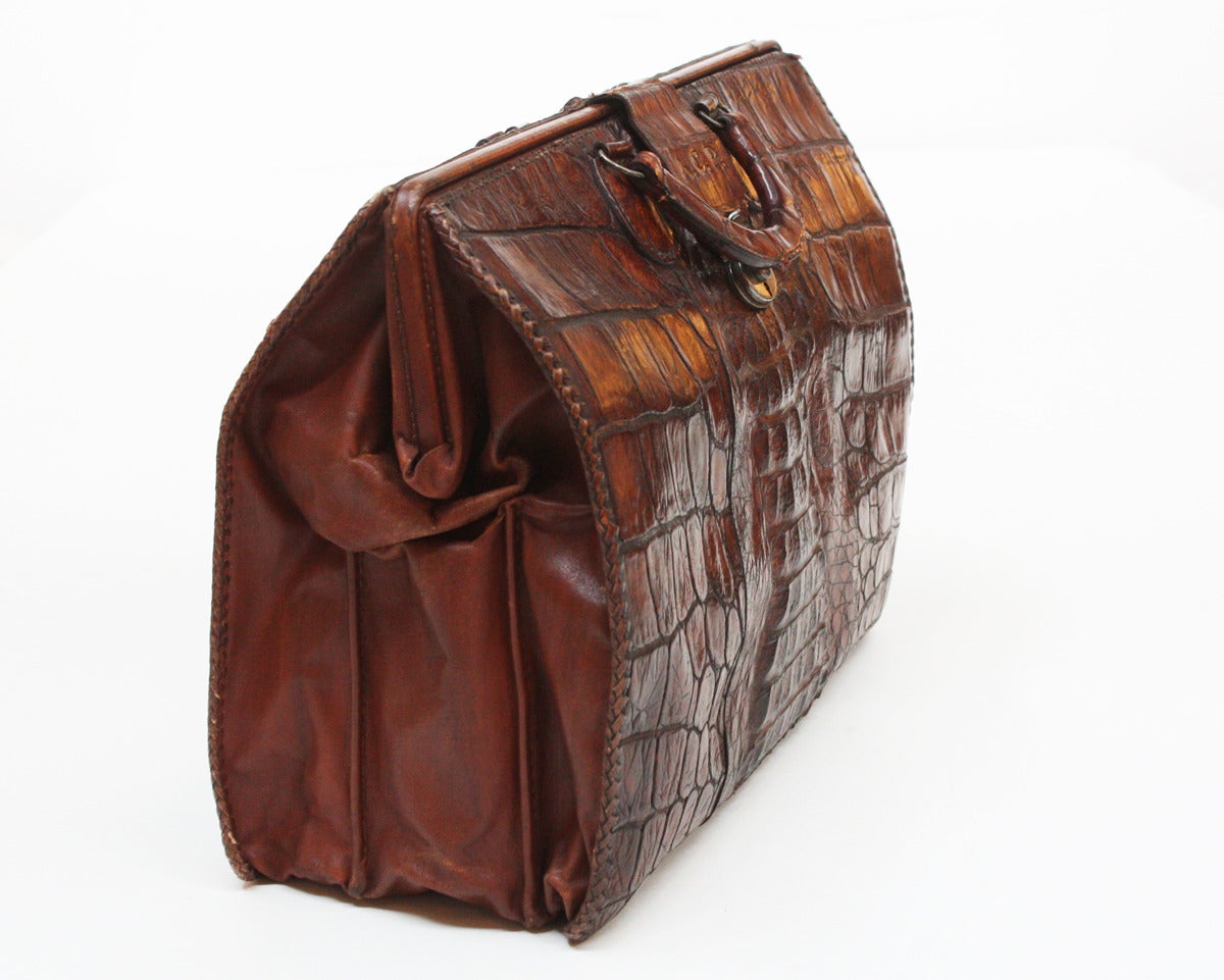 crocodile briefcase