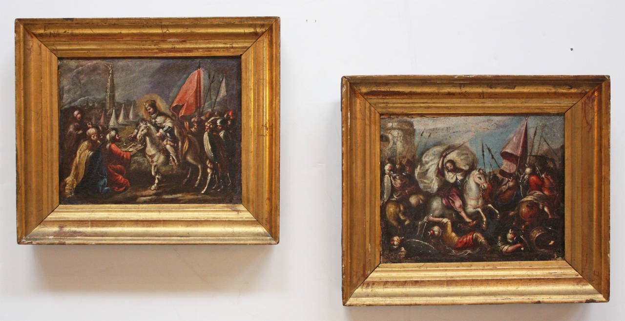 18th Century and Earlier Scenes from the Turkish War Attributed to Juan Antonio de Frias y Escalante