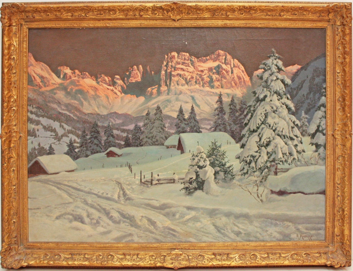 Oil on Canvas by Alois Arnegger (1879-1963)