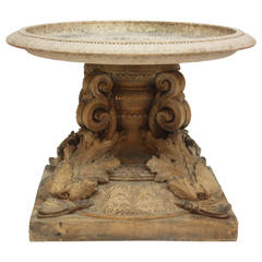 Terra Cotta Fountain Base