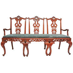 18th century Continental Chair Back Settee in the George II Taste 3