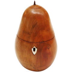 English Pear Form Tea Caddy