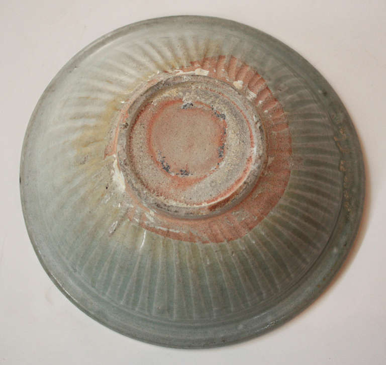 Pottery Chinese Export Dish Recovered from the Wreck of the Tek Sing