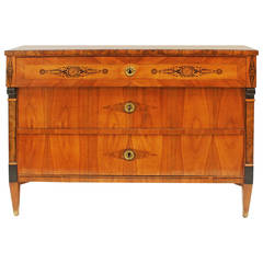 19th Century Three-Drawer Biedermeier Chest 4