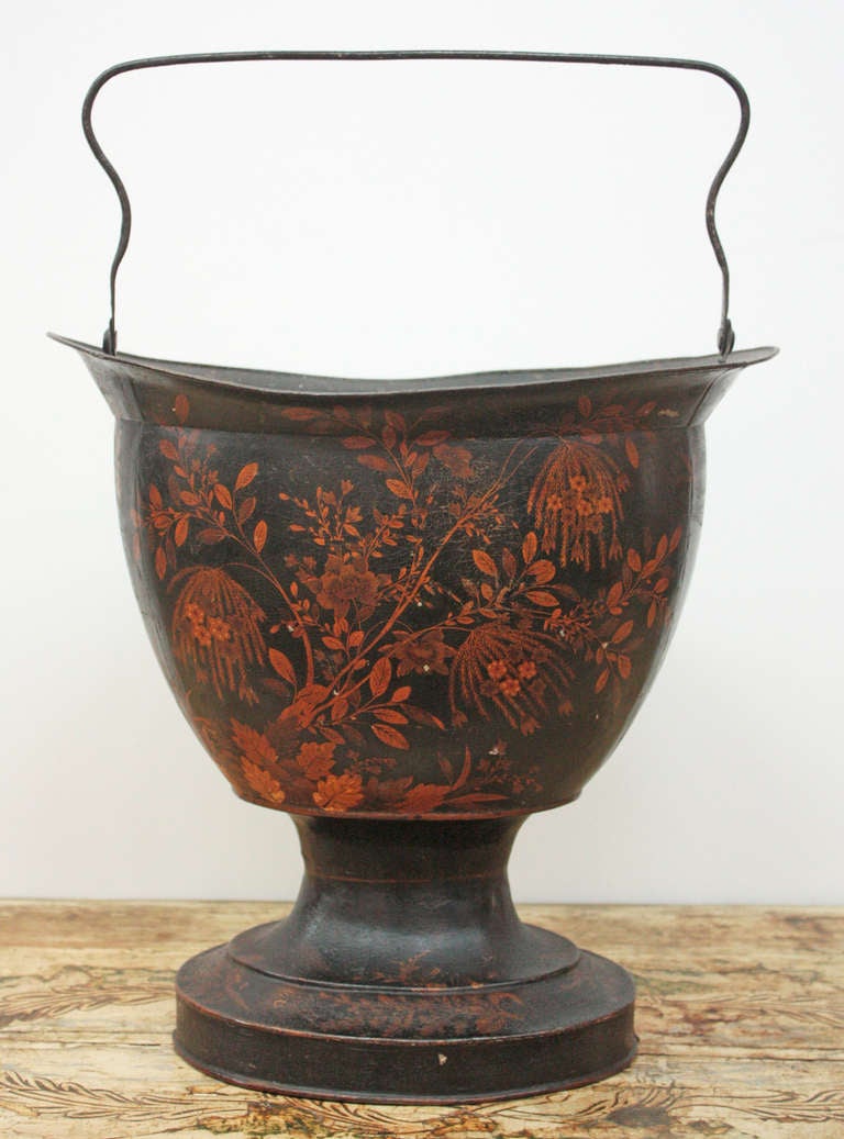 English Urn-Shaped Coal Hod / Scuttle