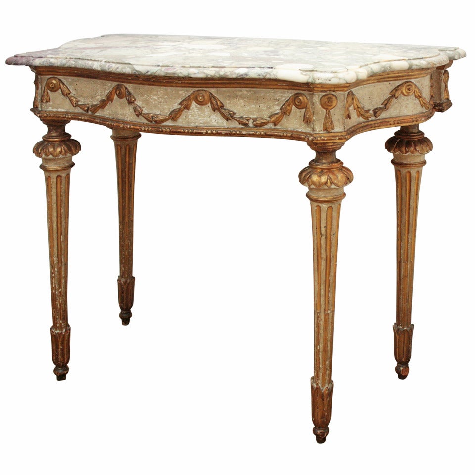 Italian Neoclassical Console Table