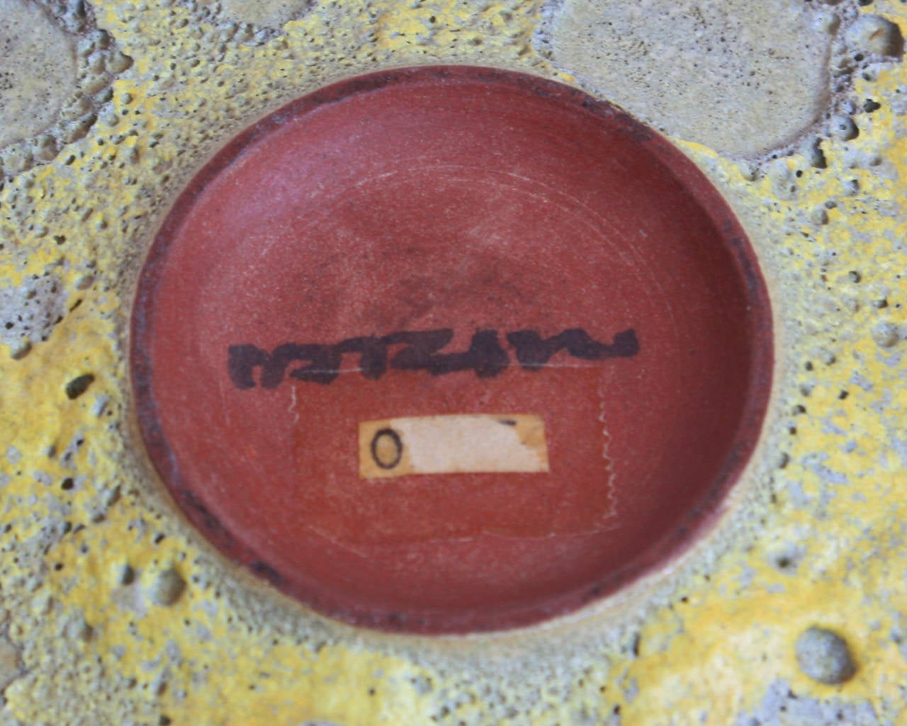 Gertrud and Otto Natzler Ceramic Bowl with Lava Glaze In Good Condition In Dallas, TX