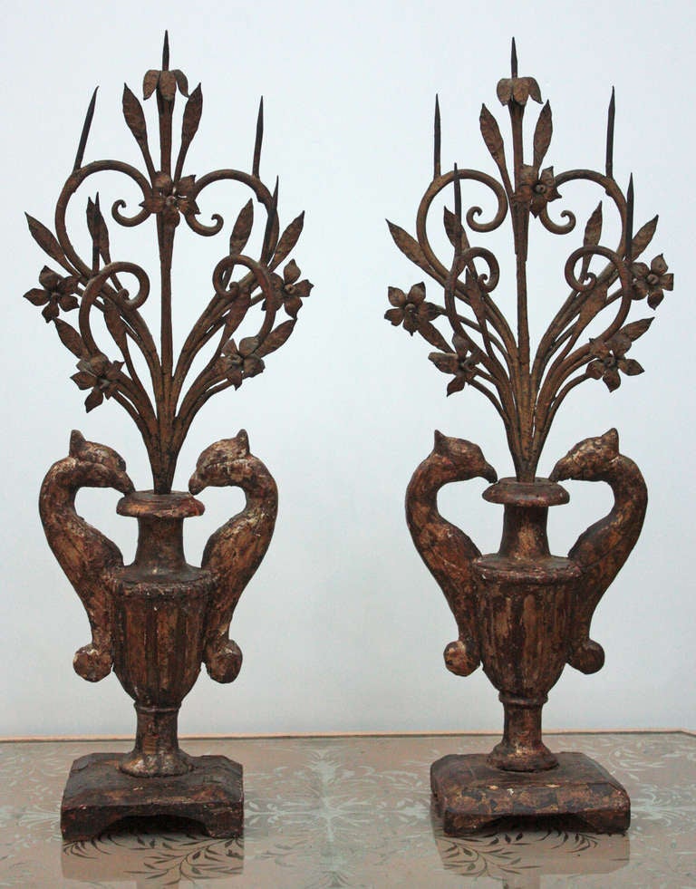Pair of 17th Century Italian Prickets