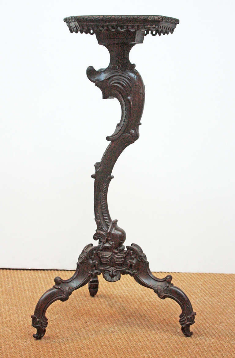 English Rococo Candlestand