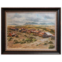 Framed Watercolor by Texan Charles Edward Kistenmacher (1914-2004)