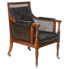 English Regency Library Chair