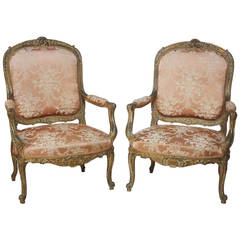 Louis XV Style Pair of Chairs