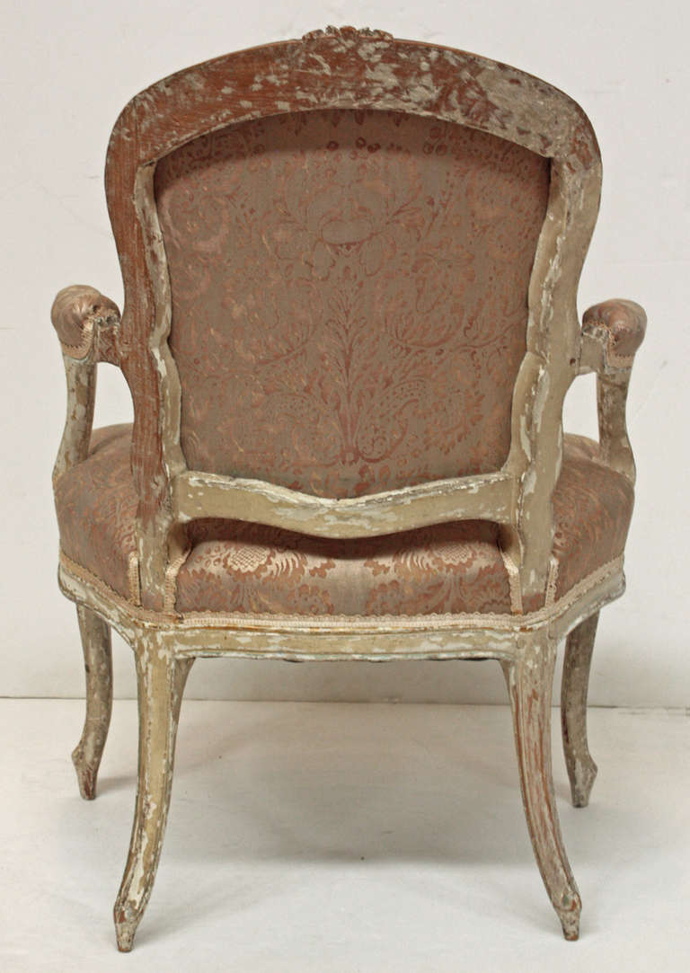 French Period Louis XV Fauteuil