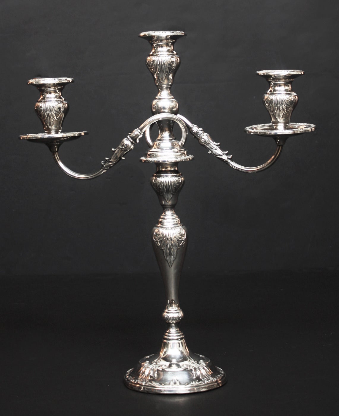 frank m whiting sterling candlesticks