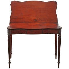 American Sheraton Mahogany Card Table, possibly by Seymour