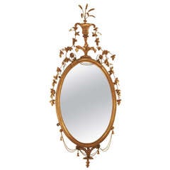 18th Century George III Adam Style Mirror
