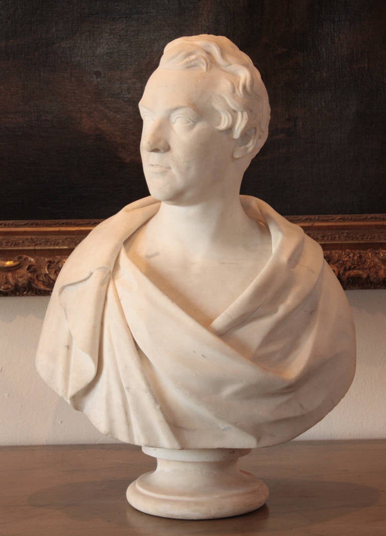 19th Century Marble Portrait Bust by William Brodie (1815-1881)