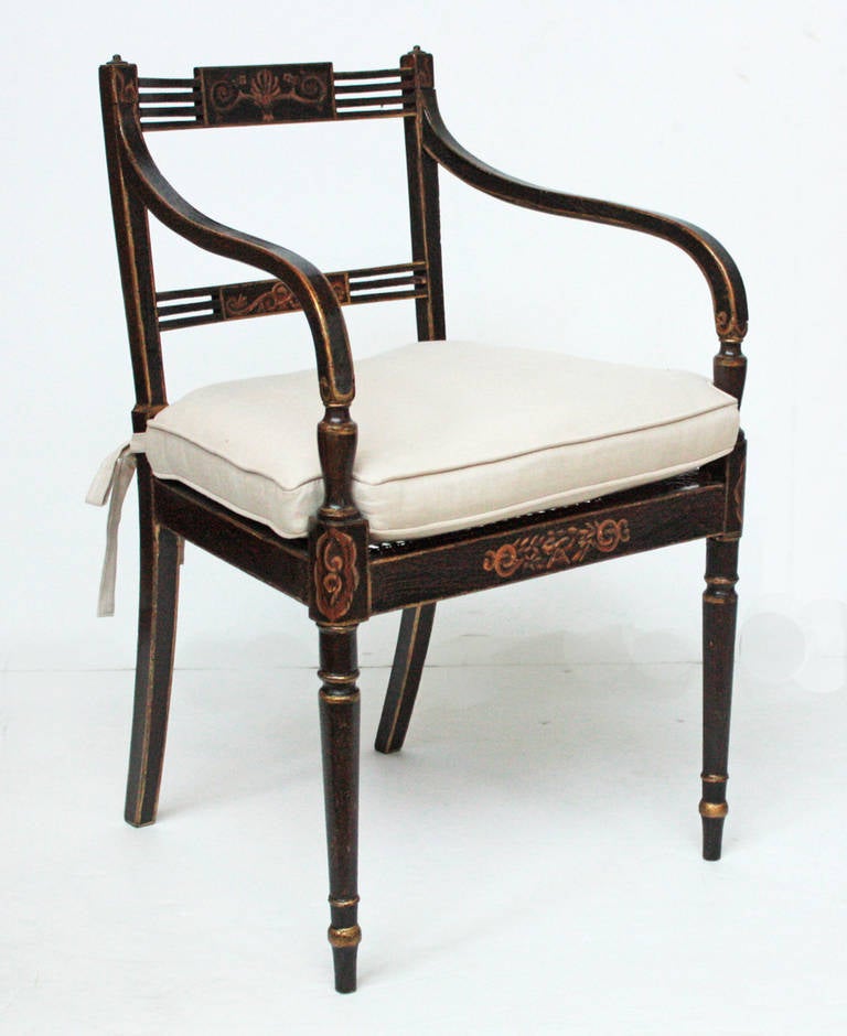 Pair of Regency Arm Chairs 1