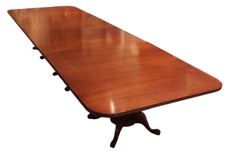 Four Pedestal William IV Dining Table