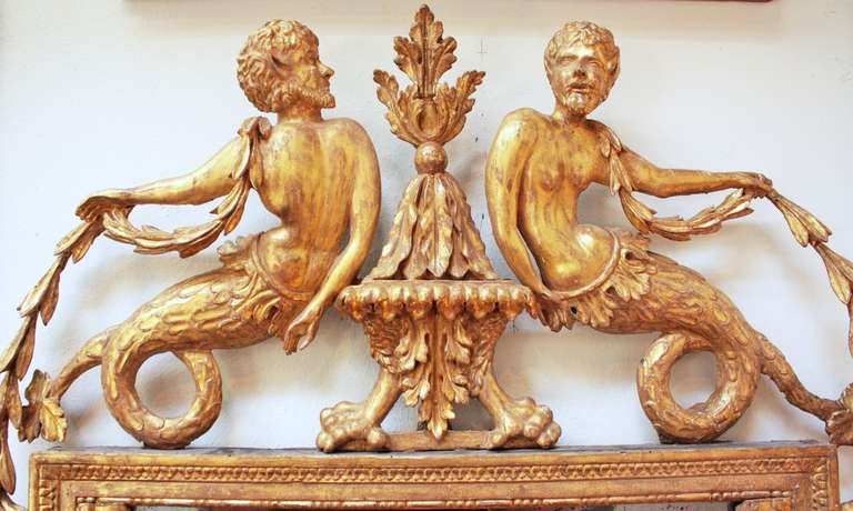 Italian Neoclassical Mirror from the Von Bulow Estate, Newport, RI