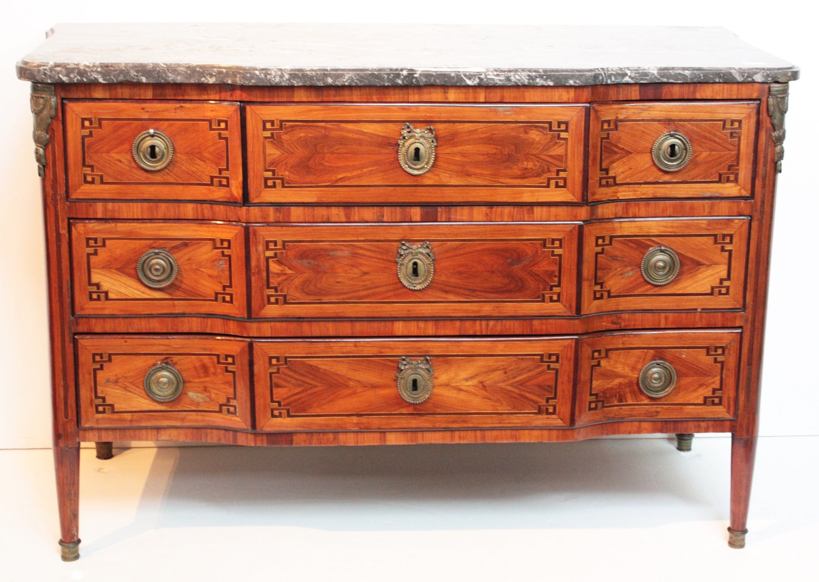 18th Century Signed Louis XVI Commode Stamped CHAUMOND