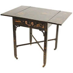 Antique George II Chinoiserie Pembroke Table