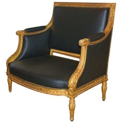 Louis XVI Revival Oversized Chair