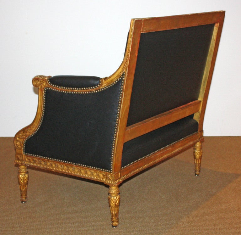 French Louis XVI Revival Oversized Chair
