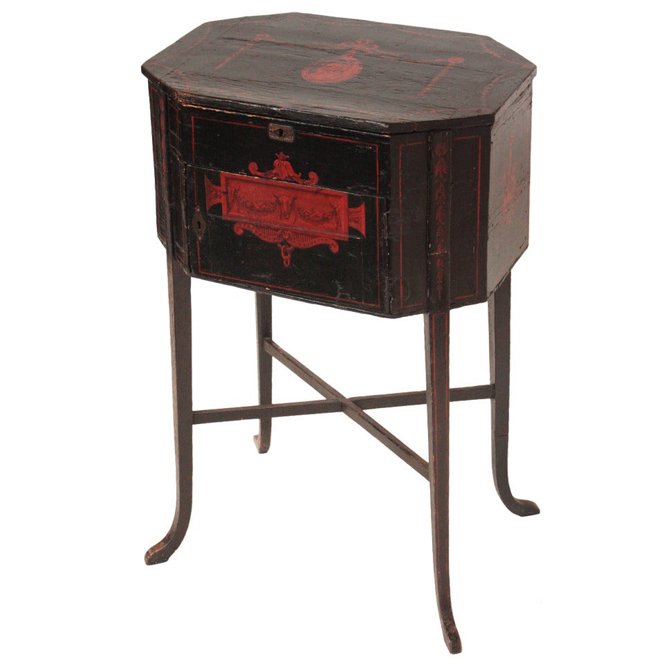 19th Century American Federal Work Table , probably New Hampshire