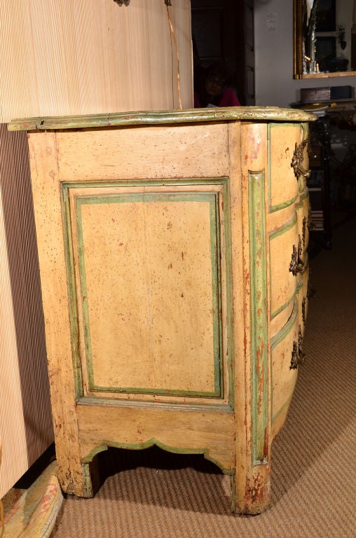 18th Century Painted Regence Commode 2