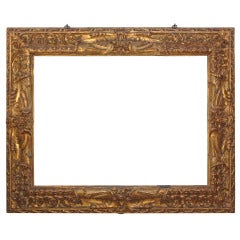 Large Carved and Gilded Frame
