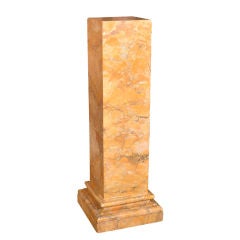 19th Century Sienna Marble Pedestal