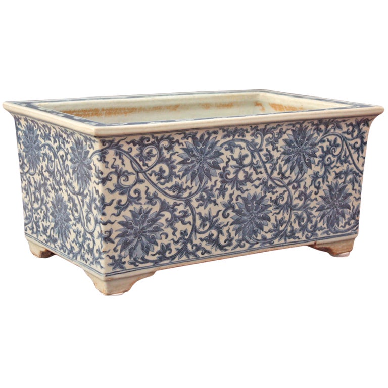 Chinese Porcelain Planter at 1stDibs