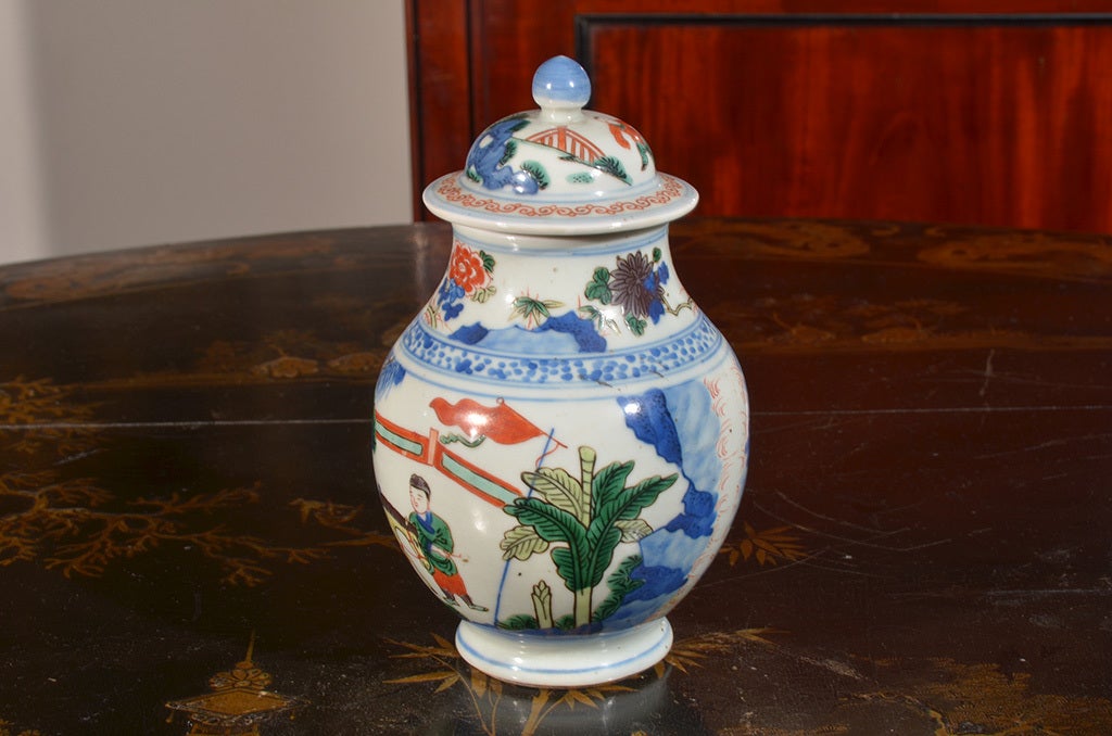 Chinese A Doucai Jar